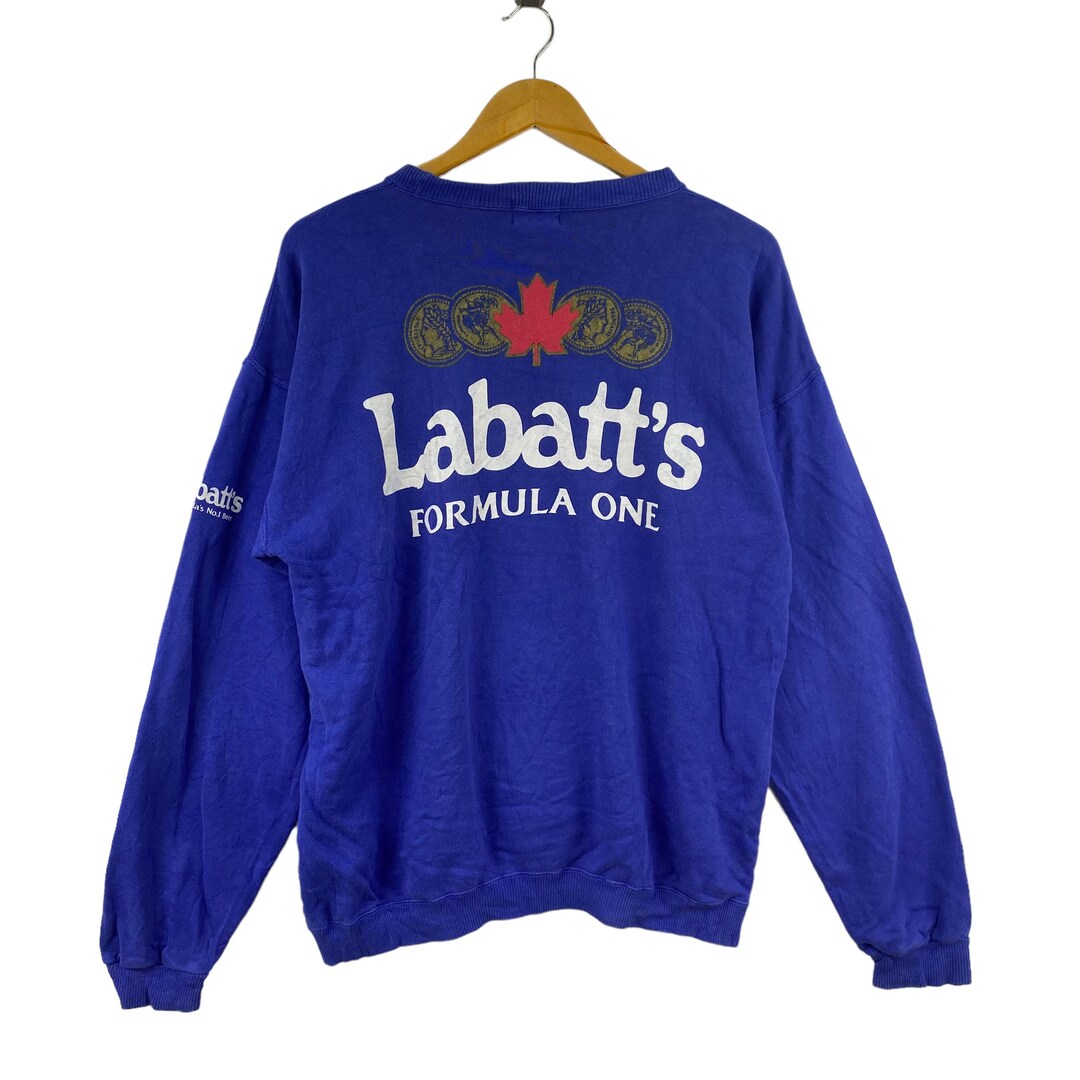 Vintage LABATTS FORMULA ONE Big Logo Blue Sweatshirt Etsy