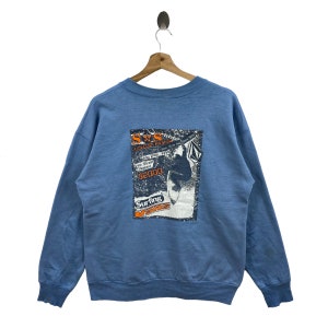 Vintage 90s VANS SAS x VOLCOM Airshow Surfing Event Blue Sweatshirt
