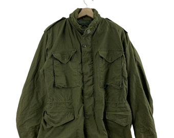 1980 US Navy M-65 Field Jacket w/Liner & Hood Men's Size M