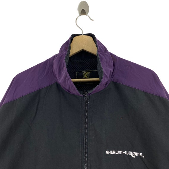 SHERWIN WILLIAMS Embroidered Double Color Windbreaker Coach
