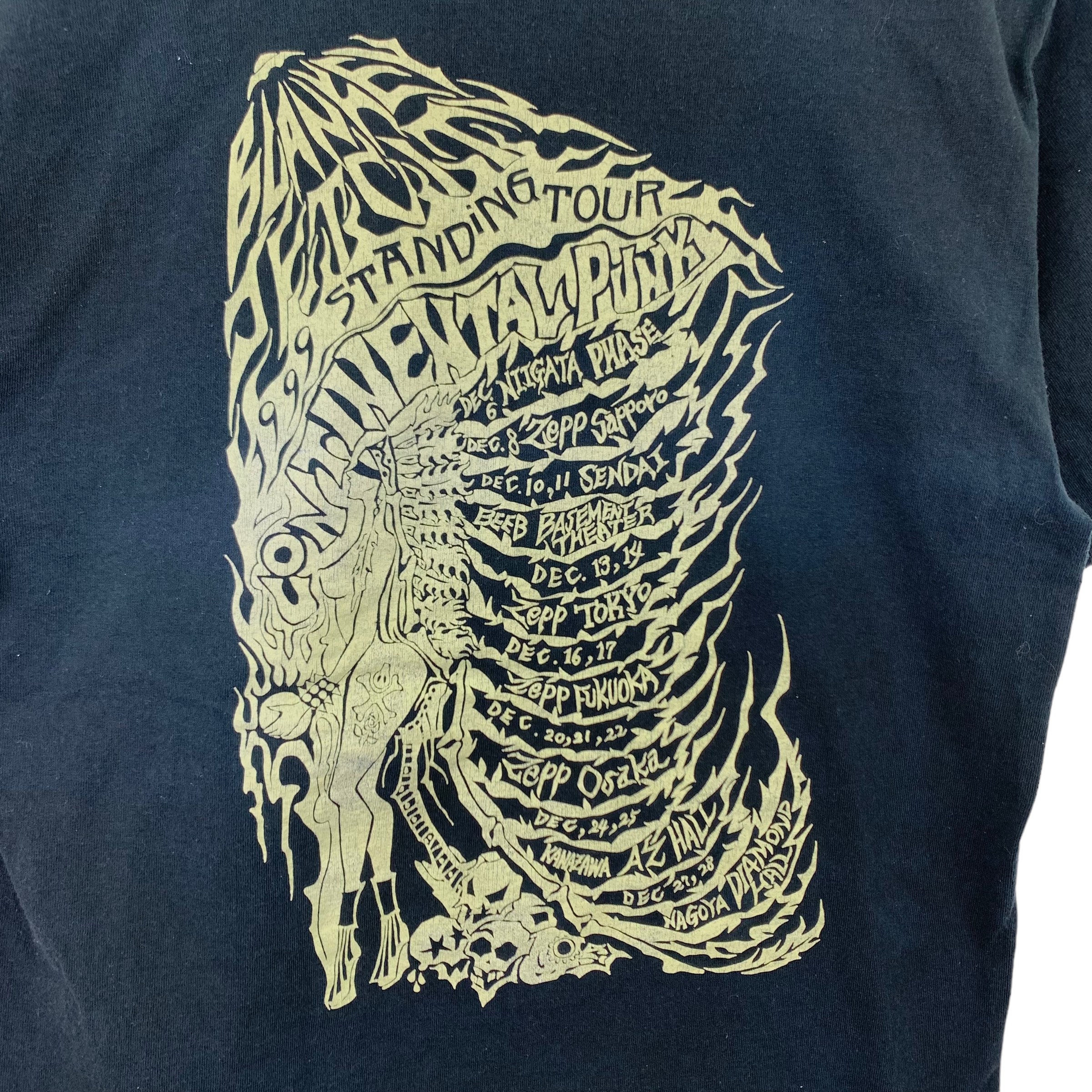 ブランキージェットシティ BJC Crown Skull T-shirts XL Vintage BLANKEY JET CITY Japanese Brand Continental Punk
