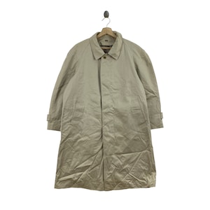 美品 イヴ サンローラン ディフュージョンオム トレンチコート グレー ロング 美品 イヴ サンローラン ディフュージョンオム トレンチコート