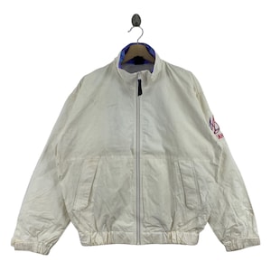 Vintage YAMAHA MOTORCYCLE Racing Sports Windbreaker Bomber