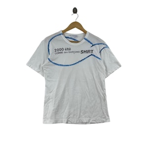 Vintage COMME Des GARCONS Homme Japanese Brand 2000 Ete Print