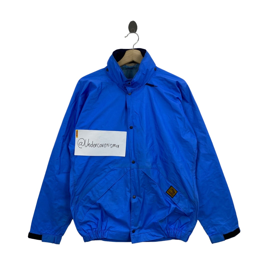 Vintage GORE-TEX Button up Blue Rain Wear Jacket - Etsy