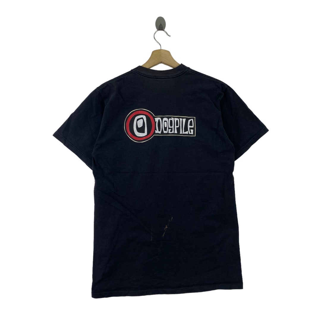 即決送込 90s当時物 M dogpile ドッグパイル 米製 skate sk8 Tee T-