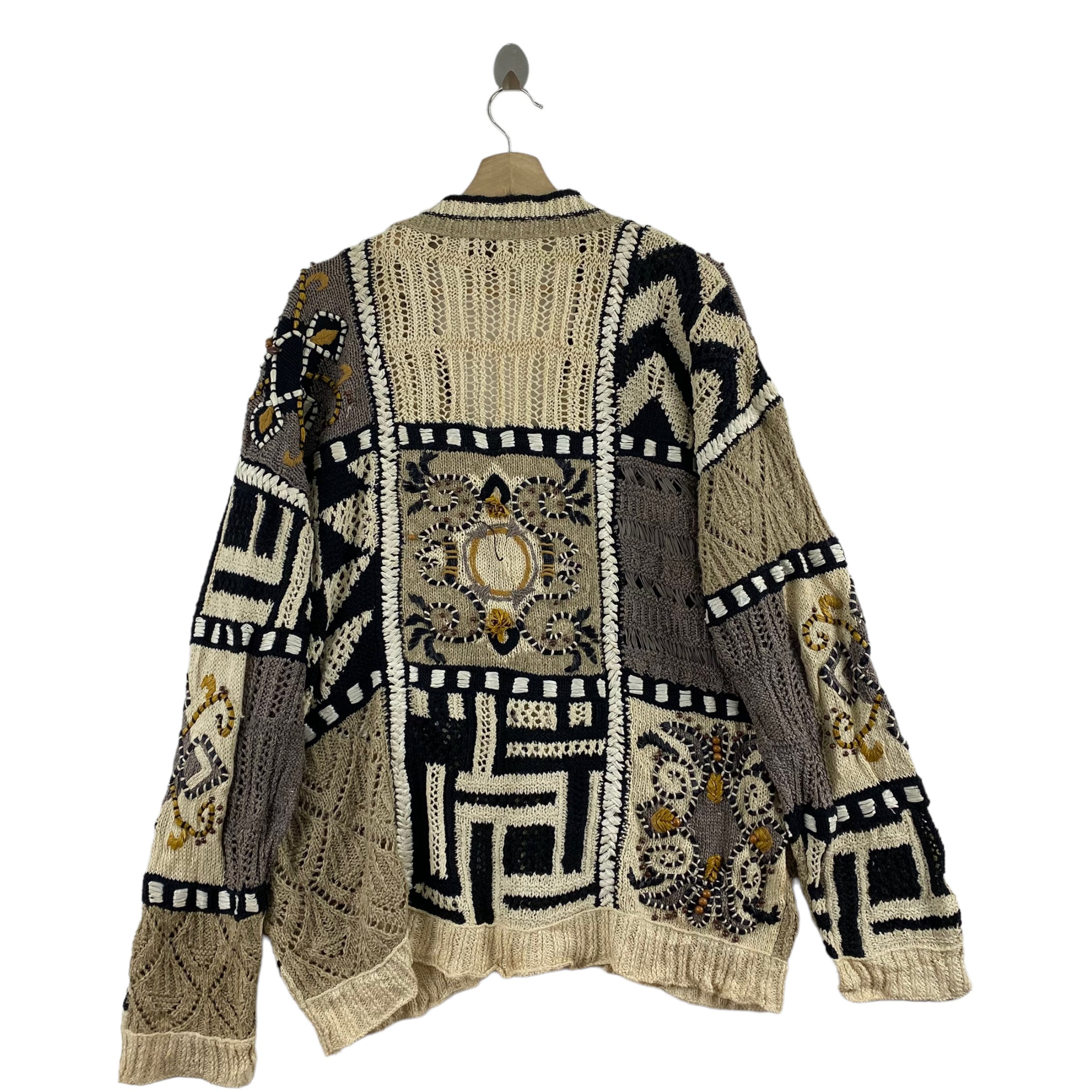 新規購入 Japanese Konishi Yoshiyuki by FICCE Brand Button Knit Hand エプロン・三角巾