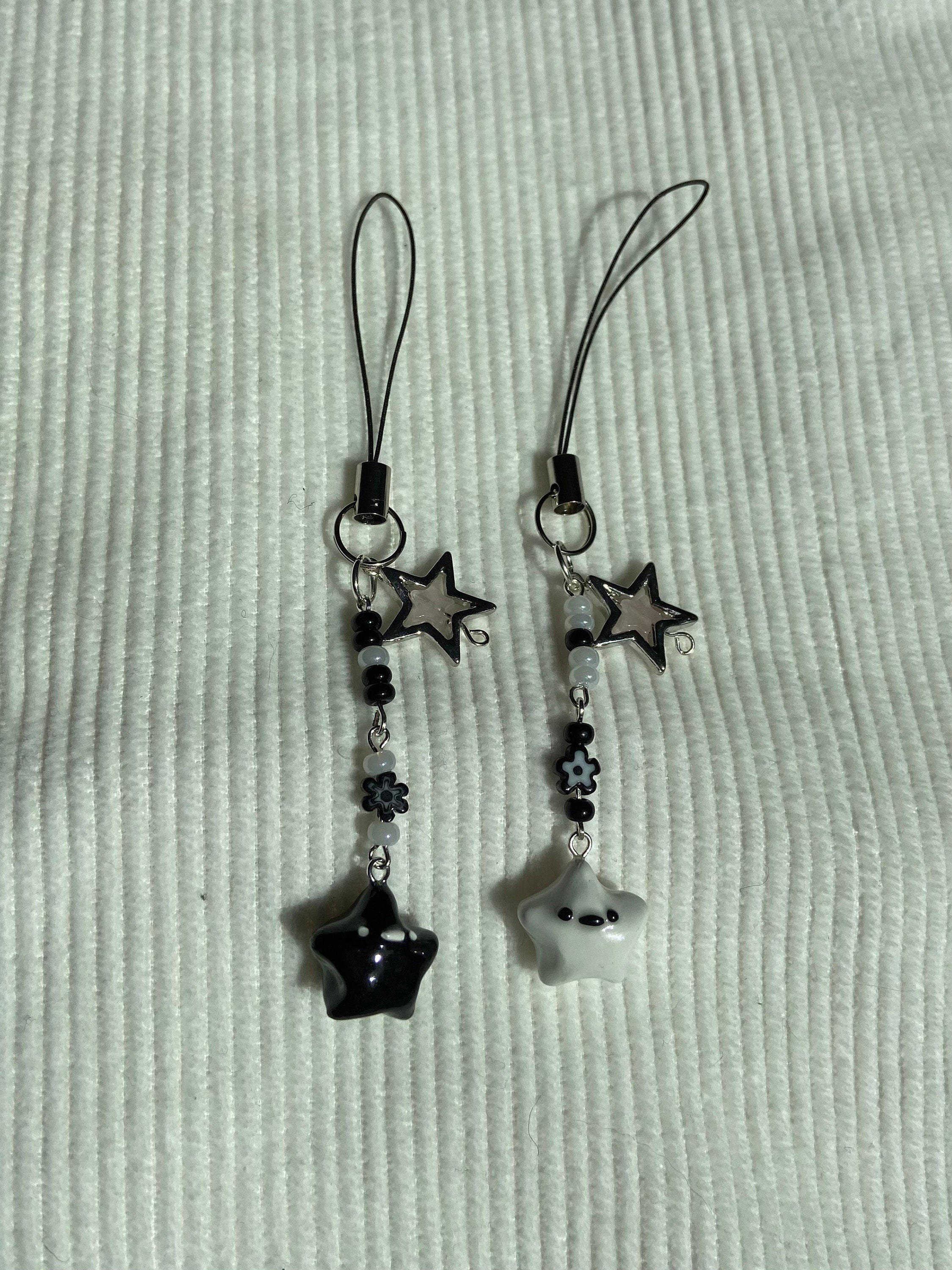 Beaded Star Friend Phone Charm Etsy