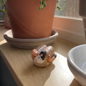 handmade cat loaf figure