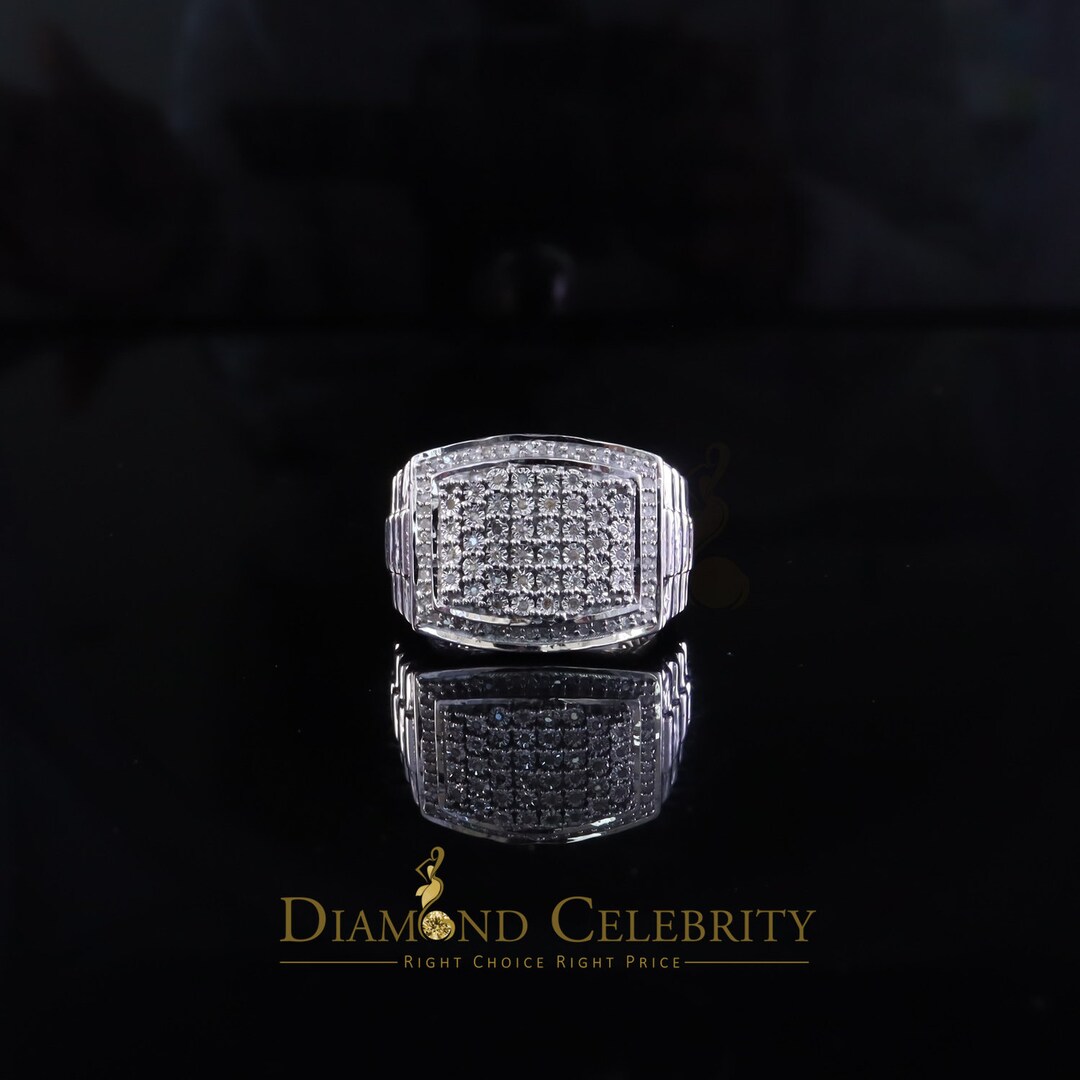 Diamondcelebrity's Big Mirage Set Rectangle 0.40ct Real Diamond 925