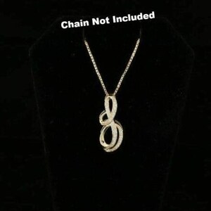 Diamond Celebrity&#39;s Promise 925 Sterling Silver Yellow Pendant with 0.27ct CubiC Zirconia Stone