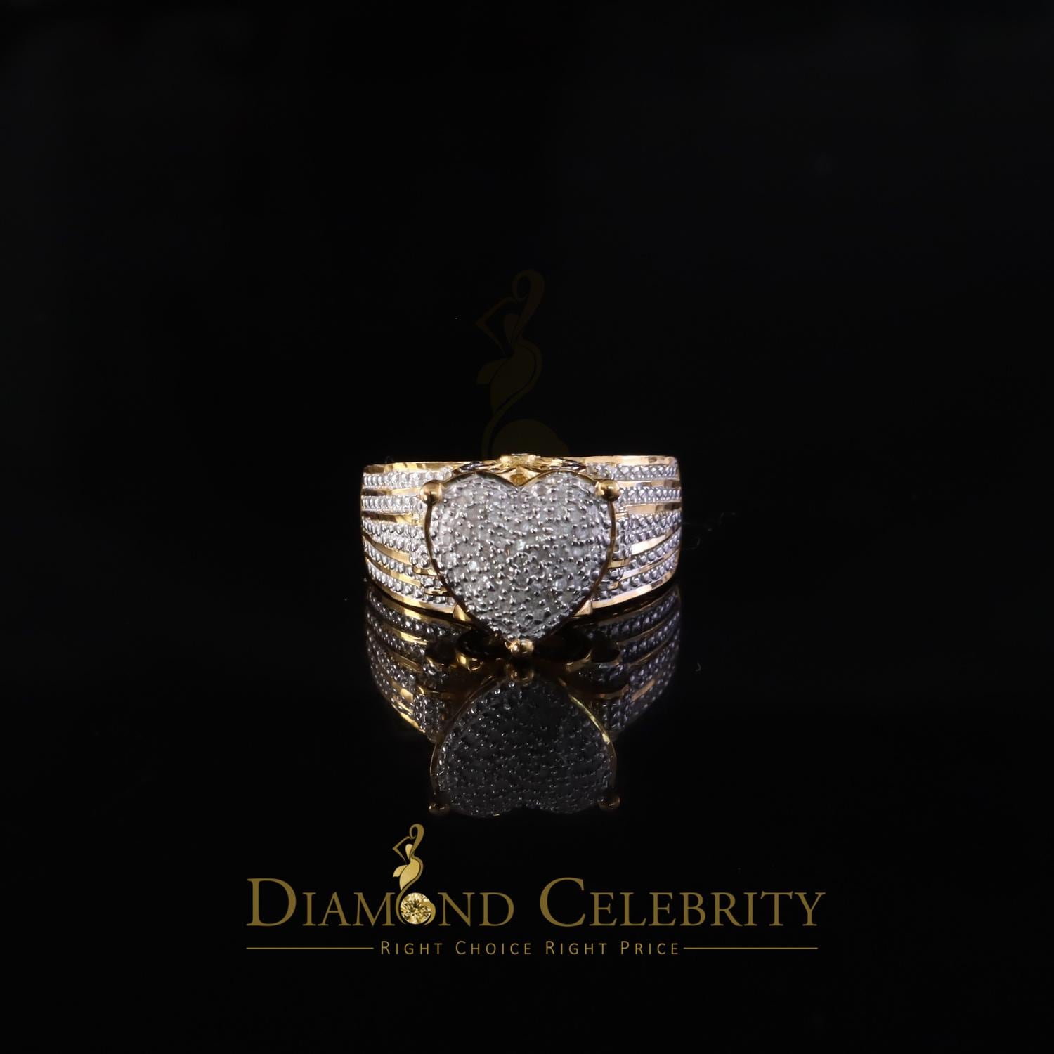 Diamondcelebrity's Yellow Promise Heart Real Diamond 0.20ct 925…