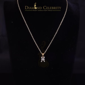 Diamond Celebrity&#39;s 0.34ct Cubic Zirconia Yellow Silver PISCES MARCH Month Pendant Men&#39;s & Women&#39;s