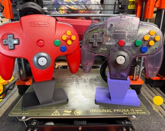 4 x Nintendo 64 Controller Stands , 3D Printed N64 Controller Display