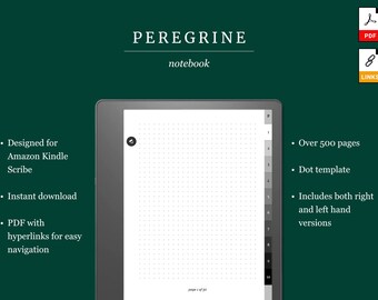 paper with dotted lines for writing Digital Notebook (Dot) for Amazon Kindle Scribe