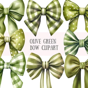 Acuarela verde oliva arco clipart aguacate verde arco PNG descargas de imágenes digitales para la fabricación de tarjetas Scrapbook Junk Journal Paper Crafts