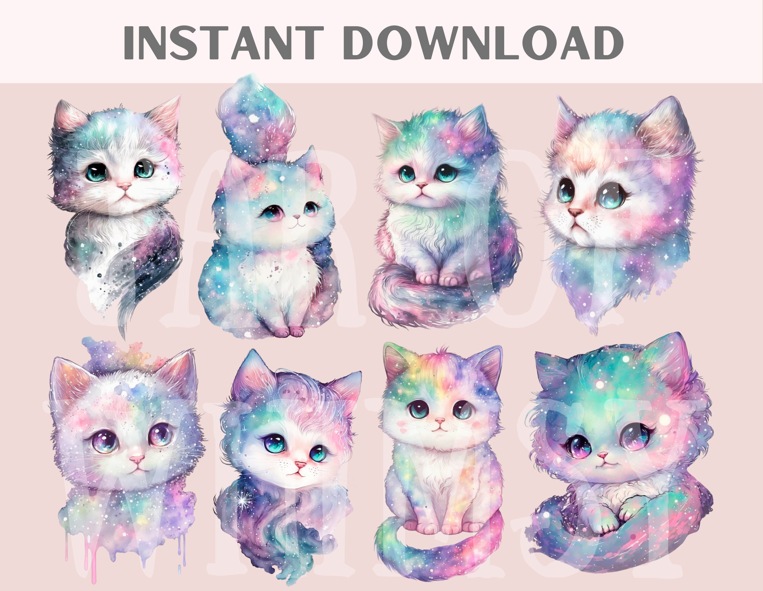 Cat PNG File Cute Clip Art Graphic by WangTemplates · Creative Fabrica