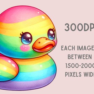 May include: A rainbow-colored rubber duck with a cute cartoon face. The duck is made of a soft, squishy material and has a bright, cheerful design.