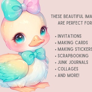 Watercolour Pastel Rainbow Animal Clipart Kawaii Animals PNG Digital ...