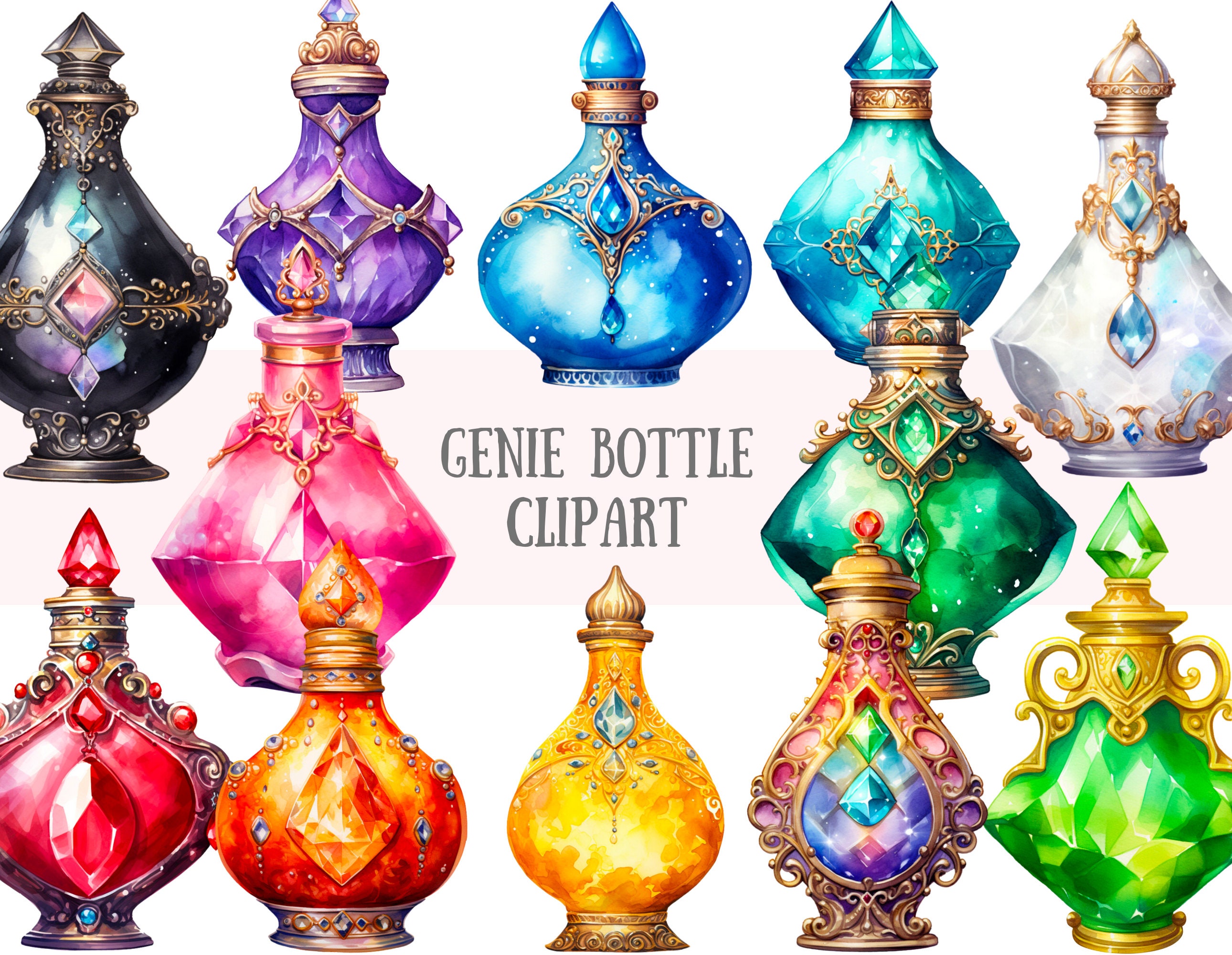Create a Magic Genie in a Bottle Effect