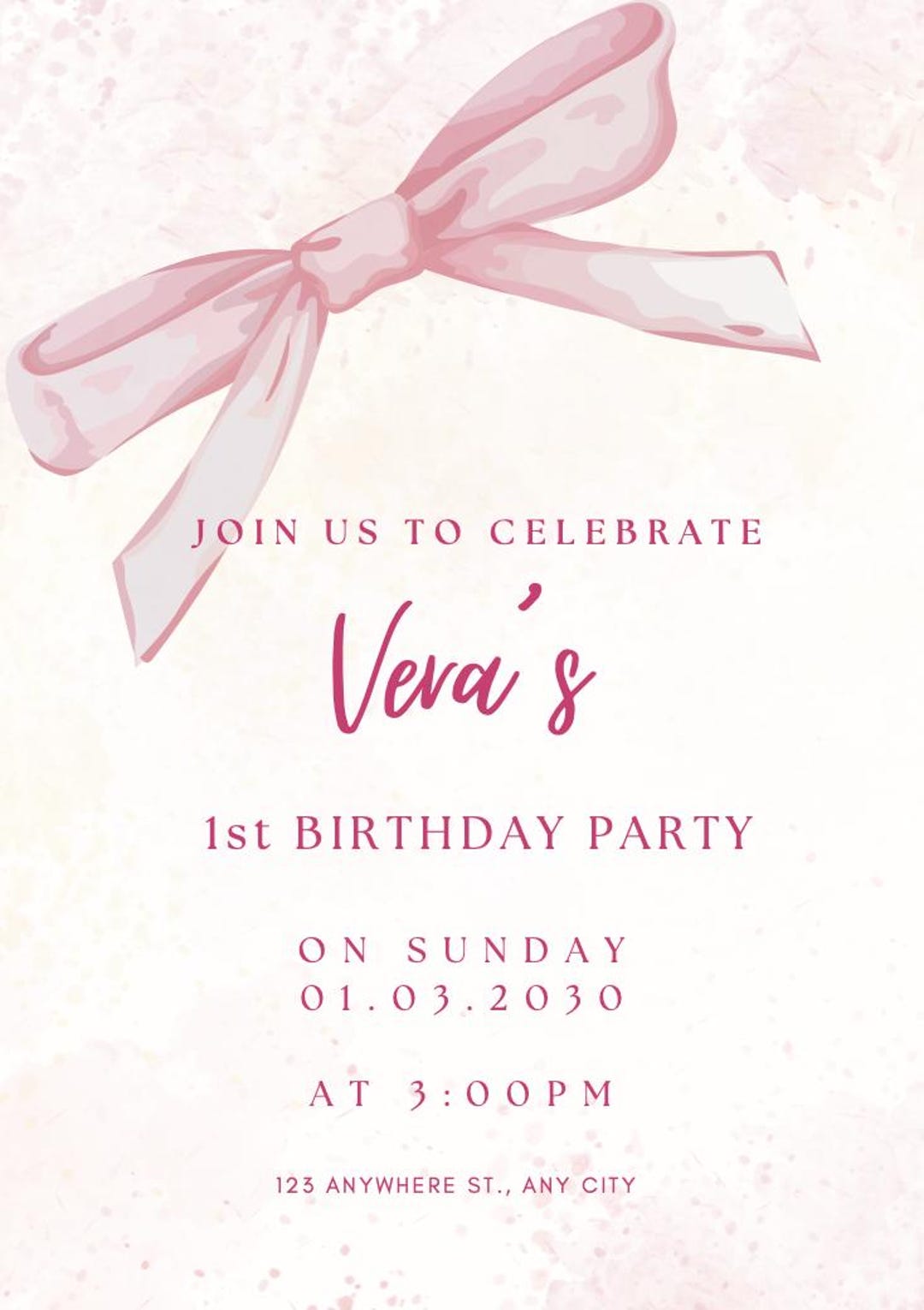 Pretty Invitation Print & Invite - Etsy