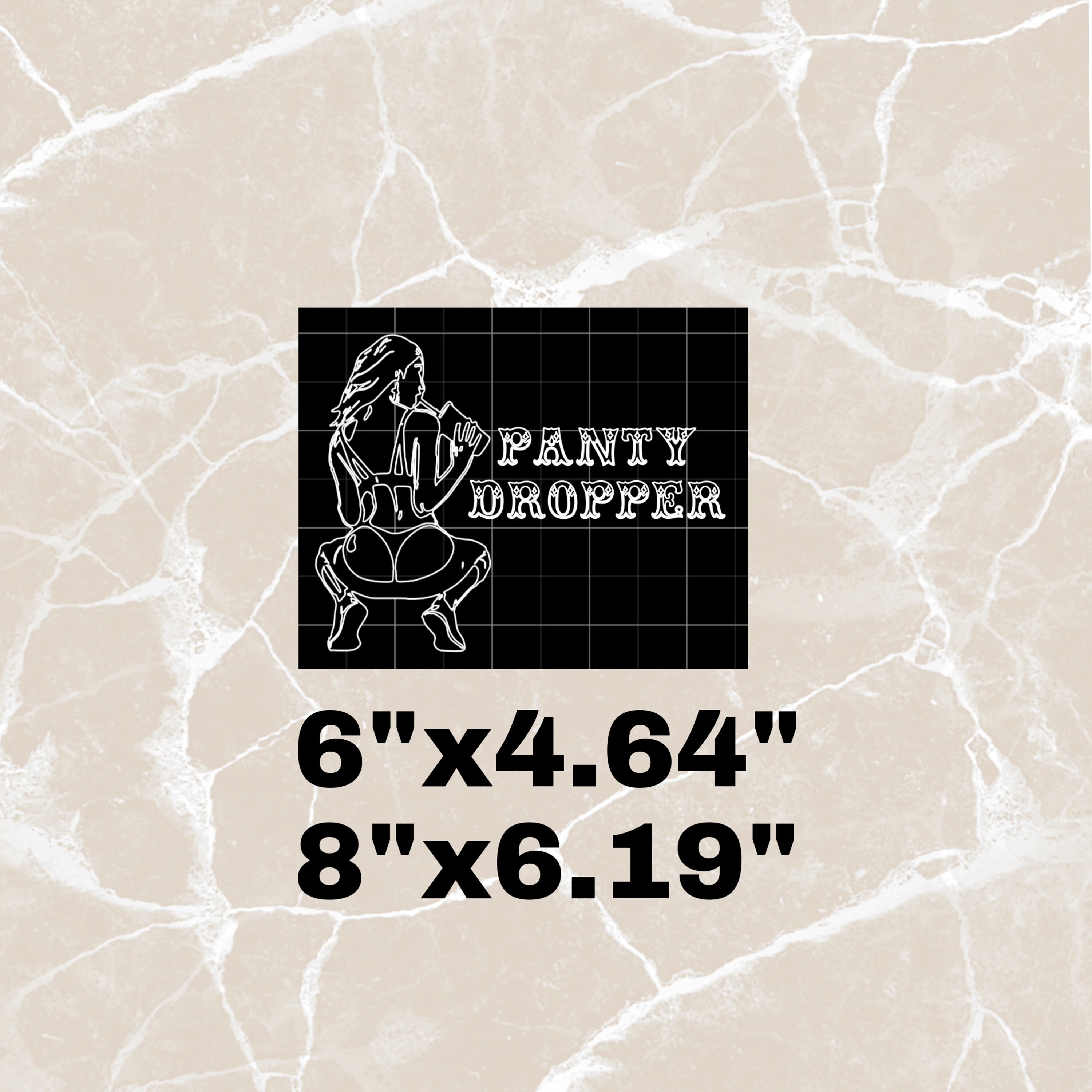 Panty Dropper Vinyl Decal Truck Decal Car Decal Cooler Decal Laptop