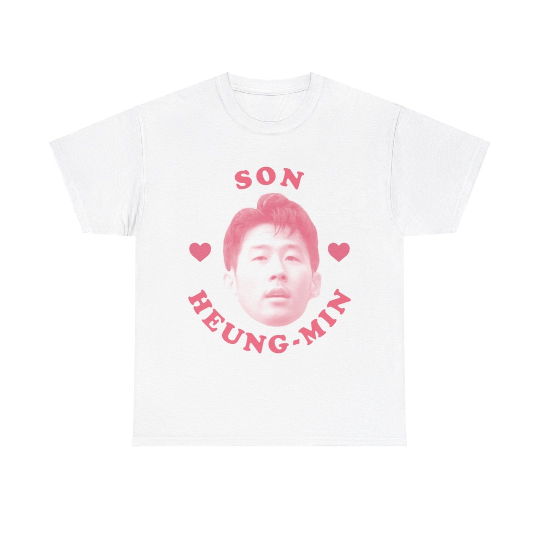 Son Heung-min Pink Heart Shirt, Son Heung-min T-shirt - Etsy
