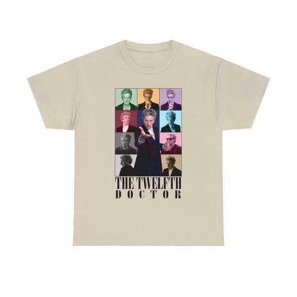 The Twelfth Doctor Peter Capaldi The Eras Tour Tee, Peter Capaldi Doctor Who Graphic Shirt