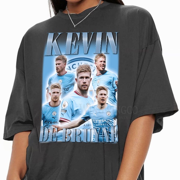 Kevin De Bruyne Vintage Bootleg Tee, Kevin De Bruyne Vintage Graphic Shirt