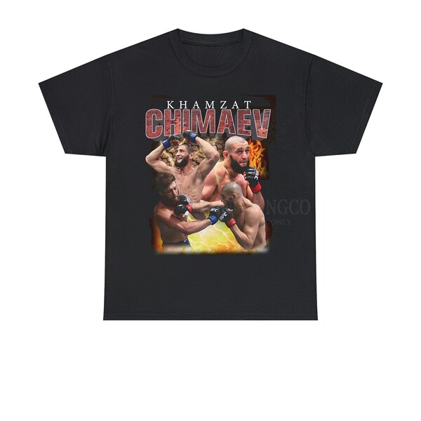 Khamzat Chimaev Vintage Bootleg Tee, Khamzat Chimaev Vintage Graphic Shirt