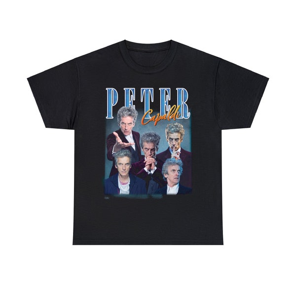 Peter Capaldi Vintage Bootleg Tee, Peter Capaldi Doctor Who Vintage Graphic Shirt