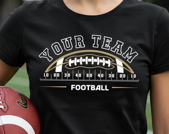 Editable Football Team SVG PNG, Custom Varsity Design (Digital Download)