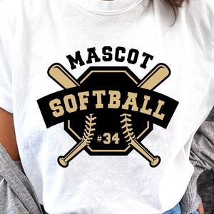 Custom Softball Team SVG PNG, Softball Player Clipart, Softball Mom PNG, Softball Shirt Design, Digital Softball Cut File, Softball Gift