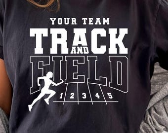 Track Team Logo SVG: Sprinter Clipart - Digital Cut File