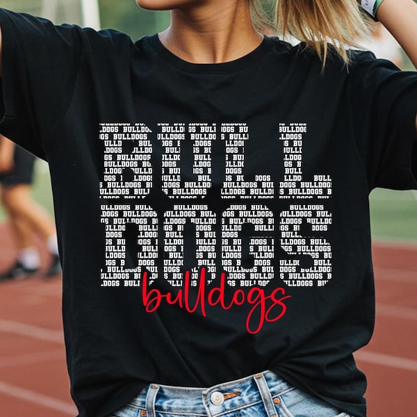 Bulldogs Pride SVG – School Spirit Design, Cheer Mom Graphic (Digital Download)