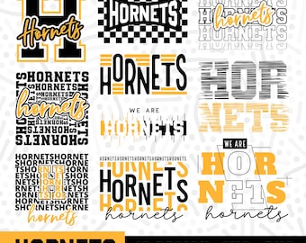 Hornets Bundle Svg Png, Hornet Svg, Hornets Shirt Svg, Hornets Cheer Svg, Hornets , Sports Team Svg, Bundle Svg