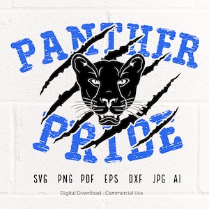 Panther Pride SVG PNG, Panther Claw svg, Panther Face svg, Panther Shirt svg, Panther svg,Panthers Mascot svg, Panthers Vibes svg,Cricut