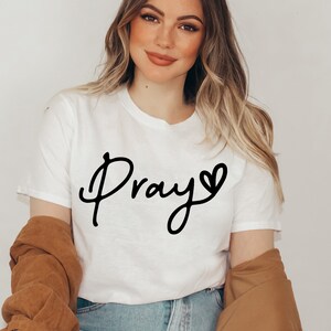 Pray SVG PNG Pray With Heart Svg Prayer Svg Christian Svg - Etsy