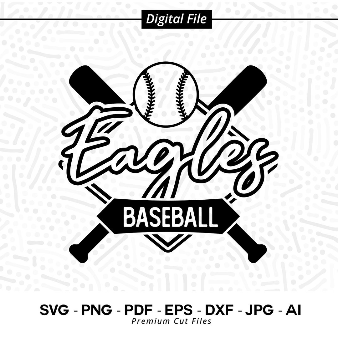 Baseball SVG PNG, Eagle Baseball, Eagle, Eagles, Baseball, Svg, Eagle