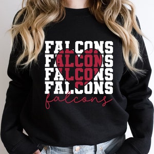 Stacked Falcons SVG, Falcons Mascot Svg, Falcons Svg, Falcons School ...