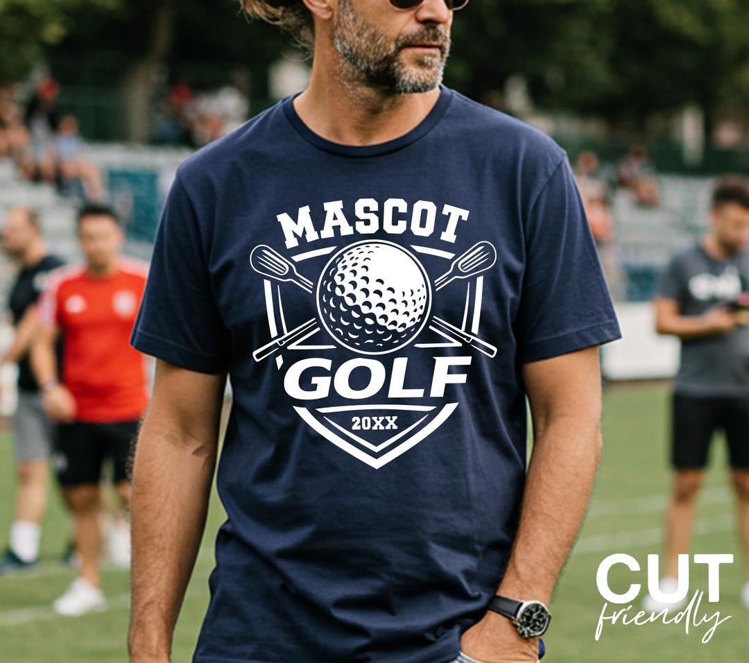 Editable Golf Team Logo, Sport Crest Design (SVG PNG Digital