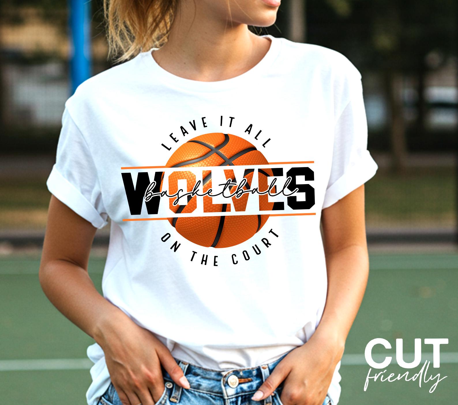 Wolves Basketball PNG Sublimation Design, Game Day Pride (digital ...