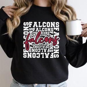 Falcons SVG PNG, Falcons Mascot Svg, Falcons Cheer Svg, Falcons Shirt ...