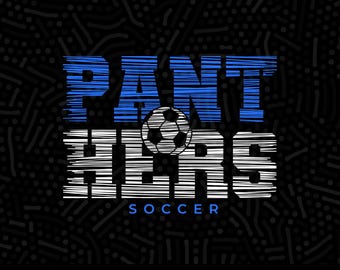 Panthers fotboll SVG, PNG, DXF, Panthers Pride (digital fil)