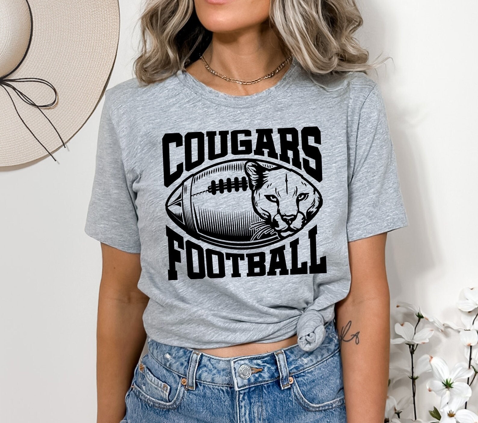 Kids Jersey Short Sleeve T-Shirt Cougars Primary Logo — Kane County Cougars