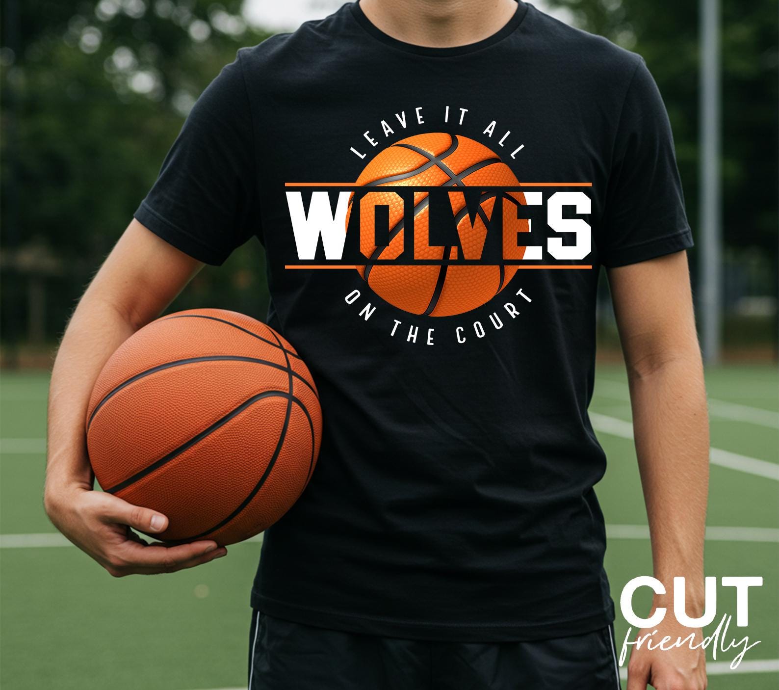 Wolves Basketball PNG Sublimation Design, Game Day Pride (digital ...