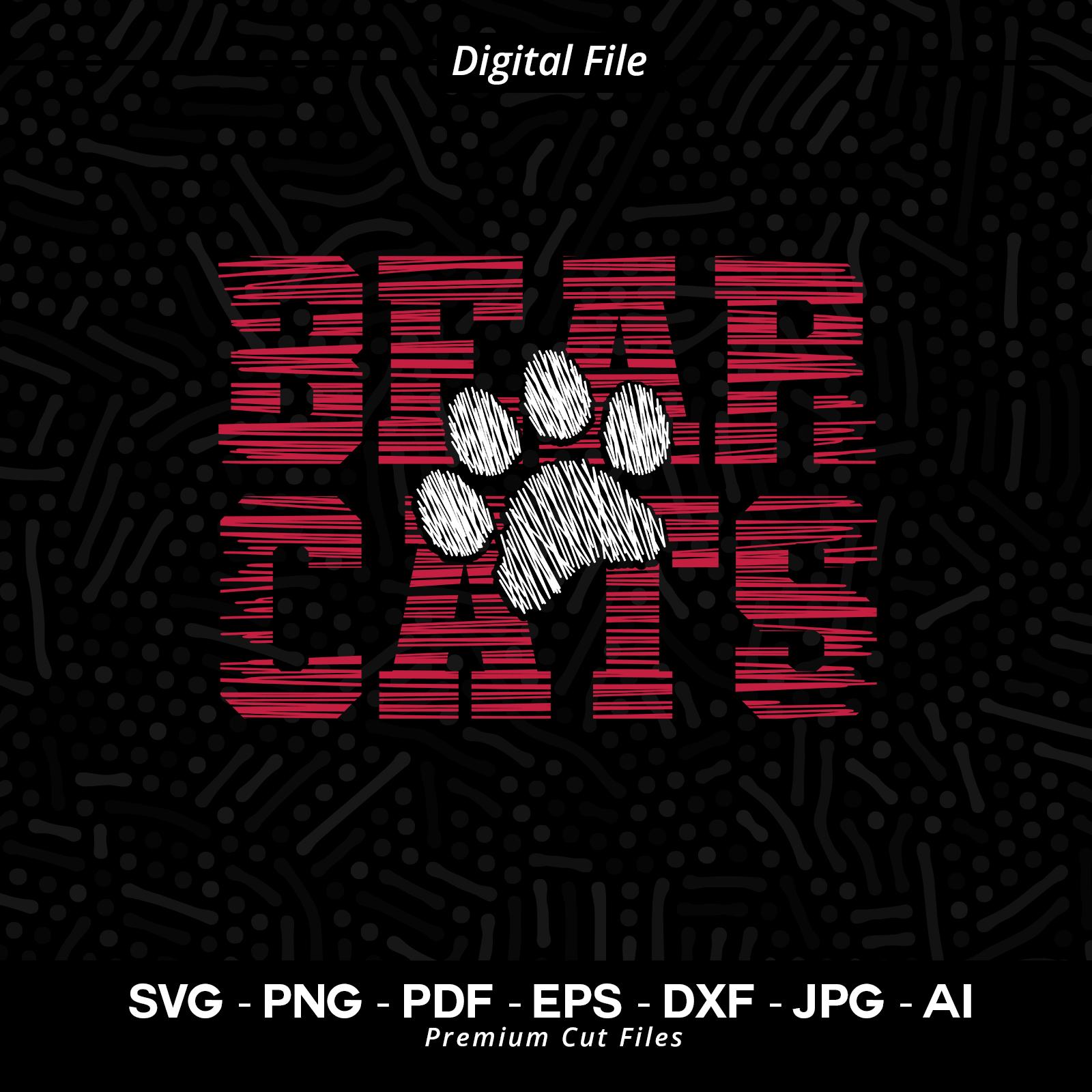 Bearcats Paw SVG, Bearcats Mascot svg, Bearcats Svg Png, Bearcats Shirt svg, Bearcats School Team svg, Bearcats Cheer svg, Bearcats Vibes