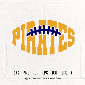 Pirates SVG PNG, Pirates Football svg, Pirates Mascot svg, Pirates School Team svg, Pirates Cheer svg, School Spirit svg, Pirates Pride svg