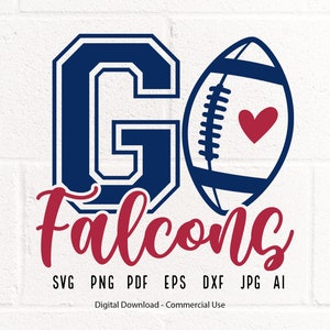 Falcons SVG PNG, Falcons Football svg, Falcons svg, Falcons Mascot svg, Falcons Shirt svg, Falcons Mom svg, Falcons School Team svg