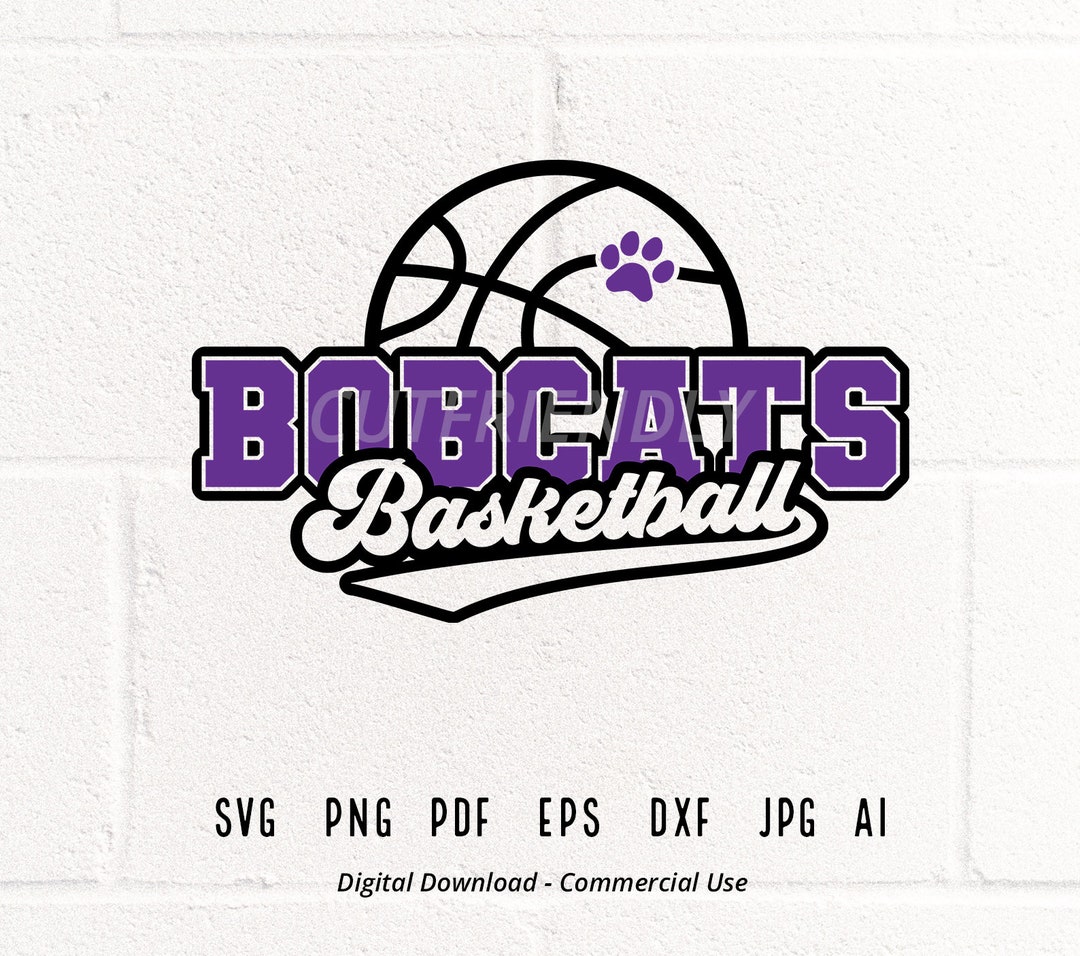 Bobcats SVG PNG, Bobcats Basketball Svg, Bobcats Cheer Svg, Basketball